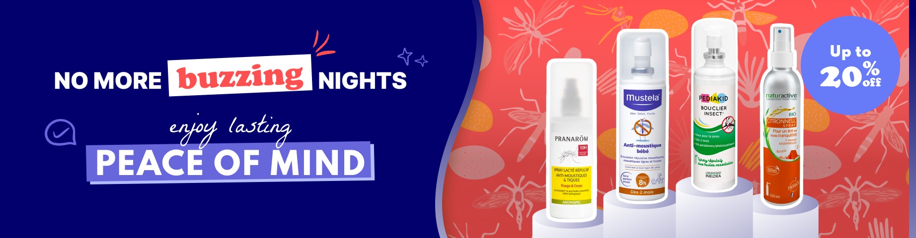 They’re back: up to 20% off mosquito repellent products