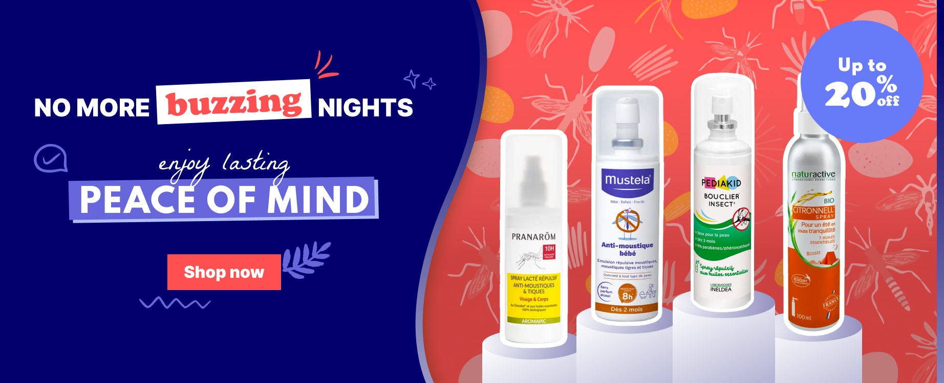 They're back: up to 20% off a selection of mosquito repellents