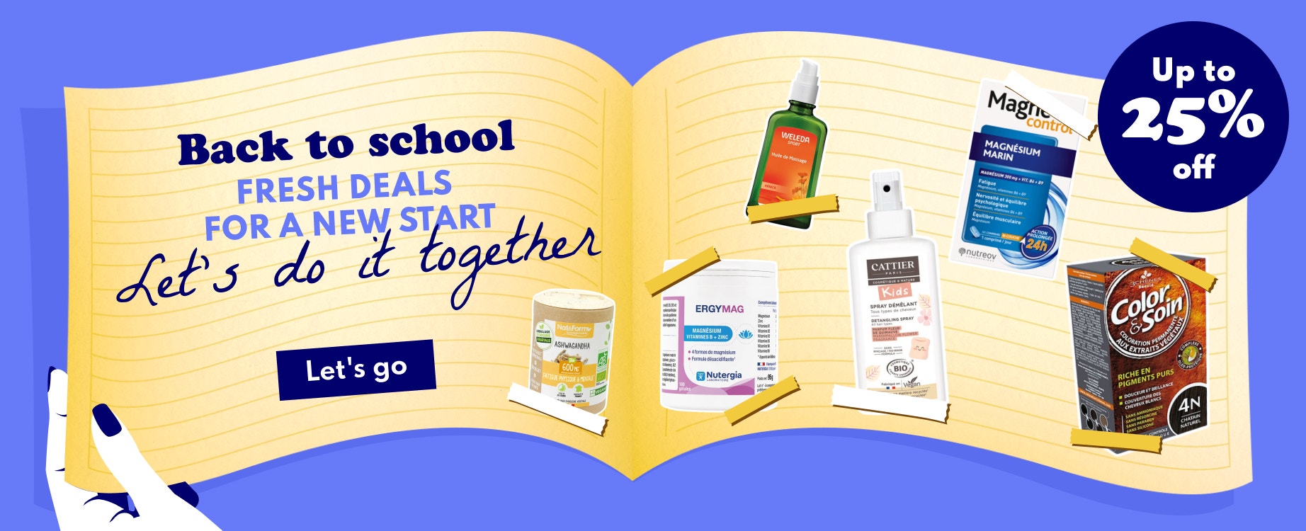 Back to school offers: up to 25% off