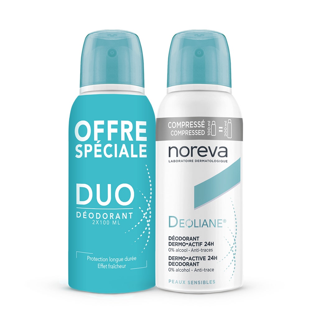 Noreva Deoliane 24H Dermo-active deodorant spray 2x100ml