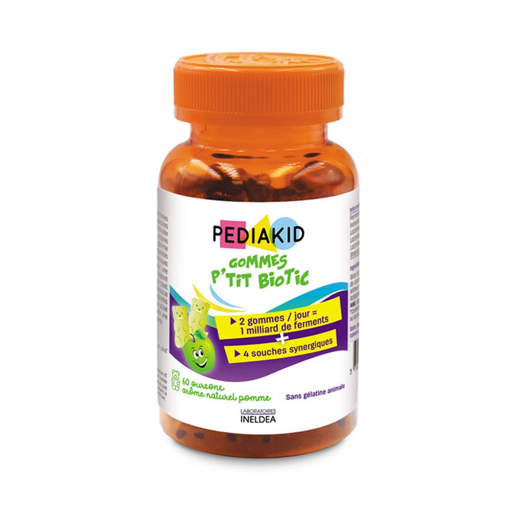 Pediakid P'tit Biotic apple flavour 60 gummies
