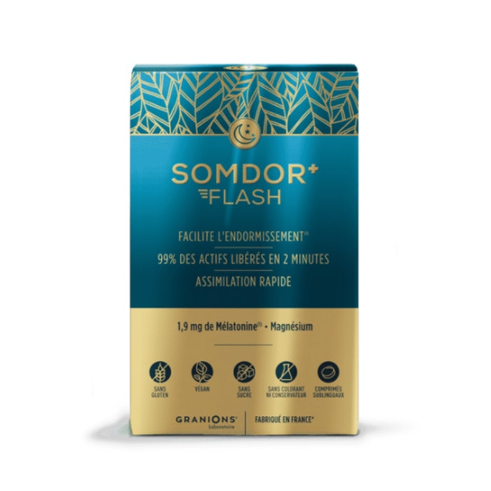 SOMDOR+® Flash Melatonin 20 tablets Ea Pharma