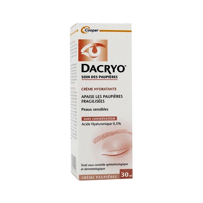 Dacryo Eyelid Care 30ml Hydrating cream Cooper
