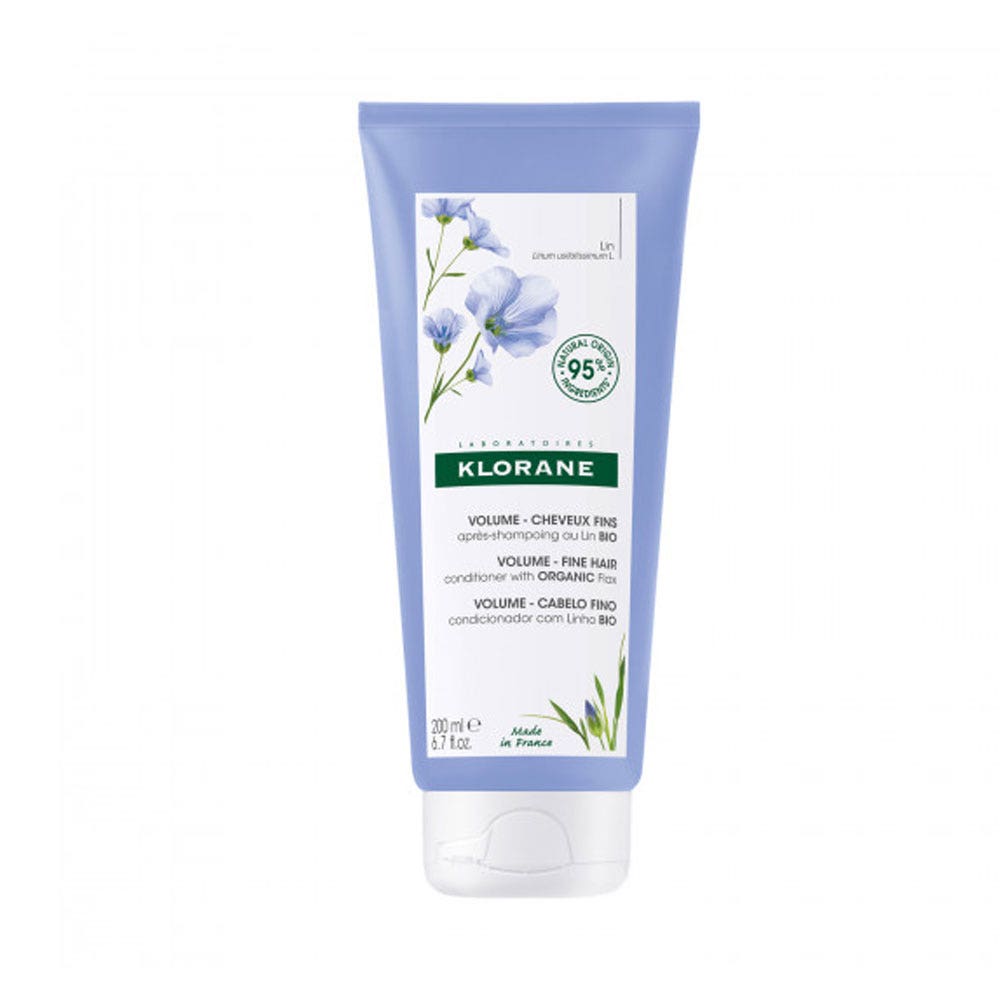 Klorane Flax Volumea Conditioner for Fine Hair Bio 200ml
