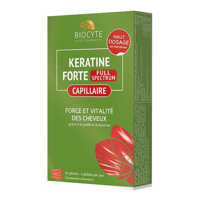 Keratin Forte Full Spectrum 40 Gelules Biocyte