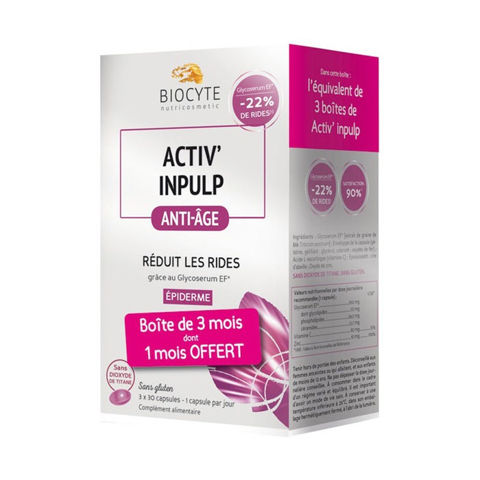 Biocyte Biocyte Activ'inpulp Anti-age X 30 Capsules