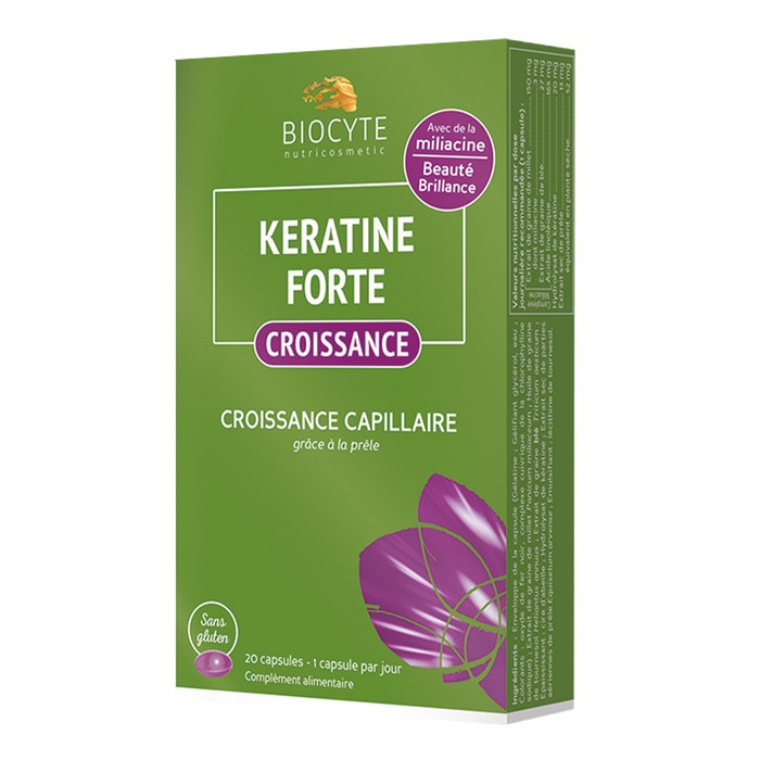 Keratin Forte Croissance 20 Capsules Biocyte