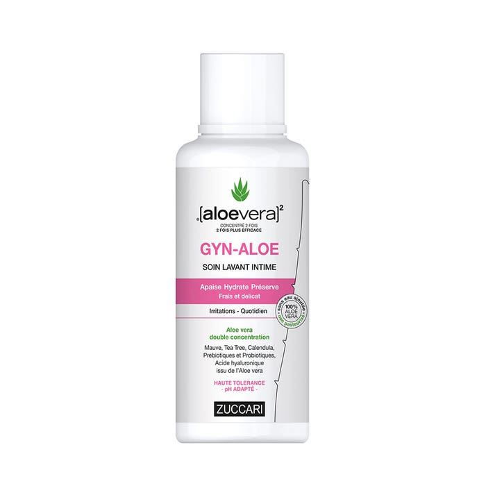 Zuccari [aloevera]2 GYN ALOE Intima Cleansing Care Aloe Vera Concentrated Plants Hyaluronic Acid daloe 250ml