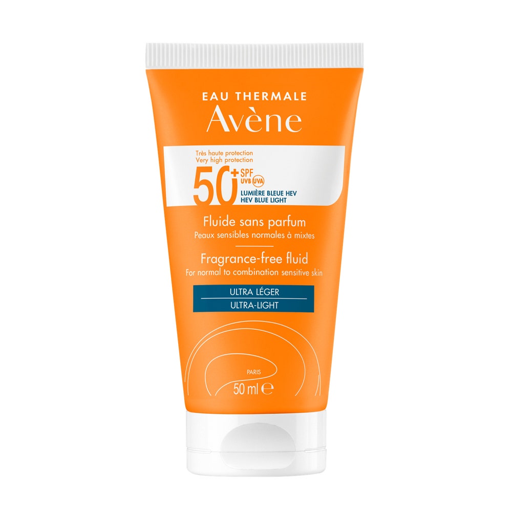 Avène Sun Very High Protection Fluid SPF50+ Fragrance-Free Ultra-Light 50 ml