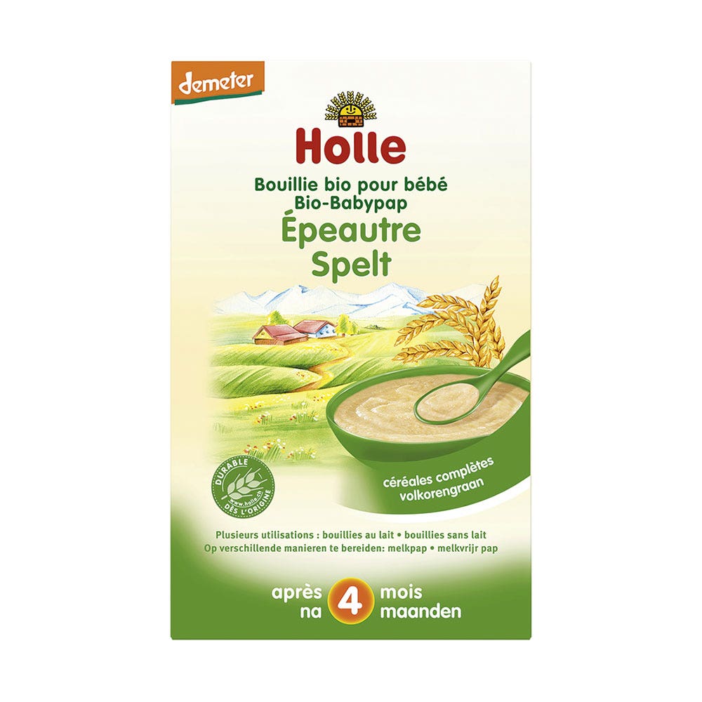 Holle Pural Organic spelt porridge For Babies After months 250 g