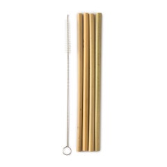 The Humble Co. Bamboo straws x4 + Brush