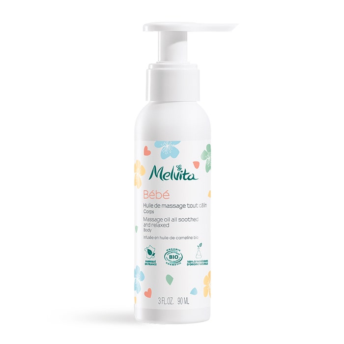 Melvita Organic cuddly massage oil 90ml