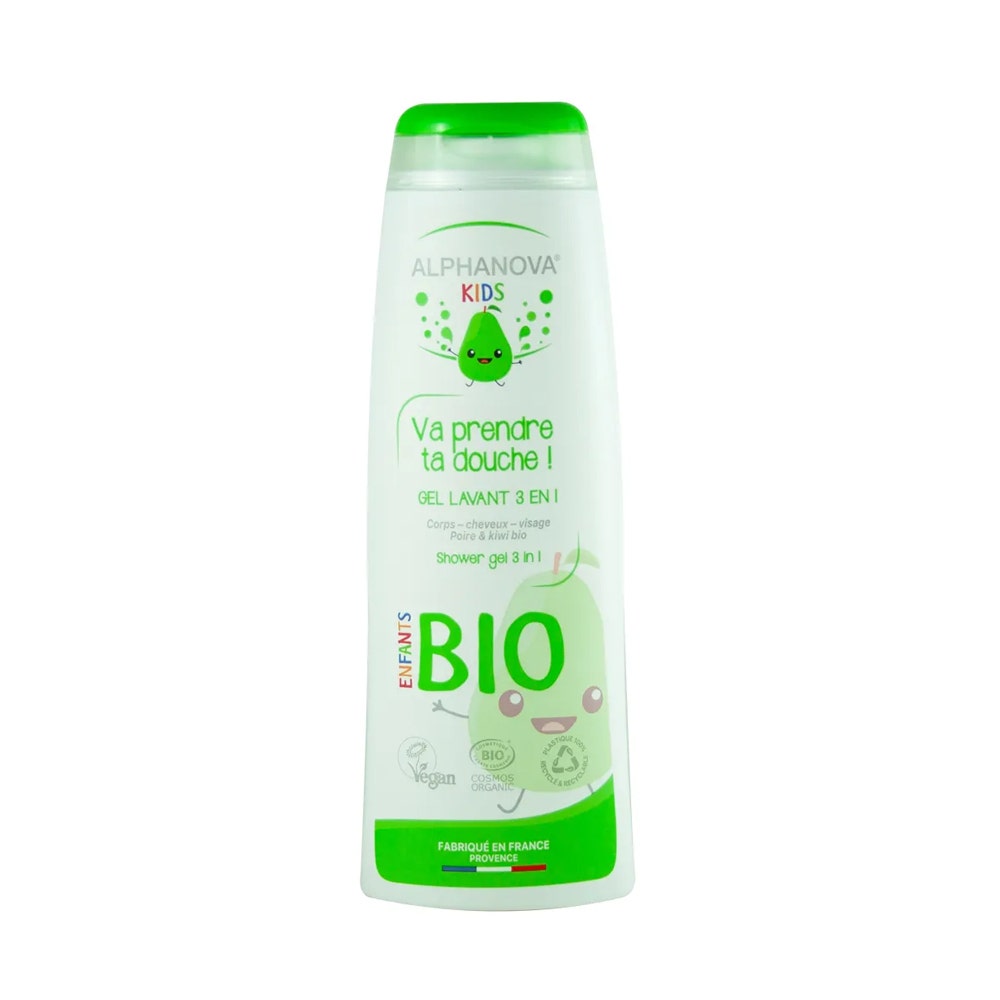 Alphanova Kids 3 in 1 Washing Gel Bio Go Take Your Shower Pear 250ml