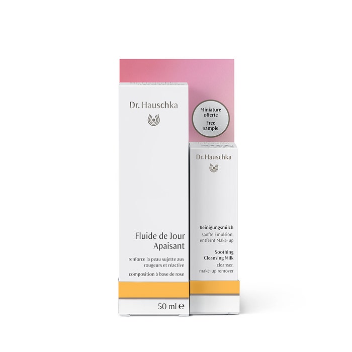 Dr. Hauschka Soothing Day Fluid + miniature Cleansing Milk & Make-Up Removers