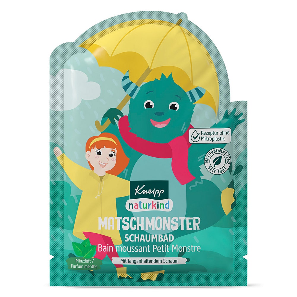 Kneipp Nature Kids Bain moussant Petit Monstre Menthe 40ml
