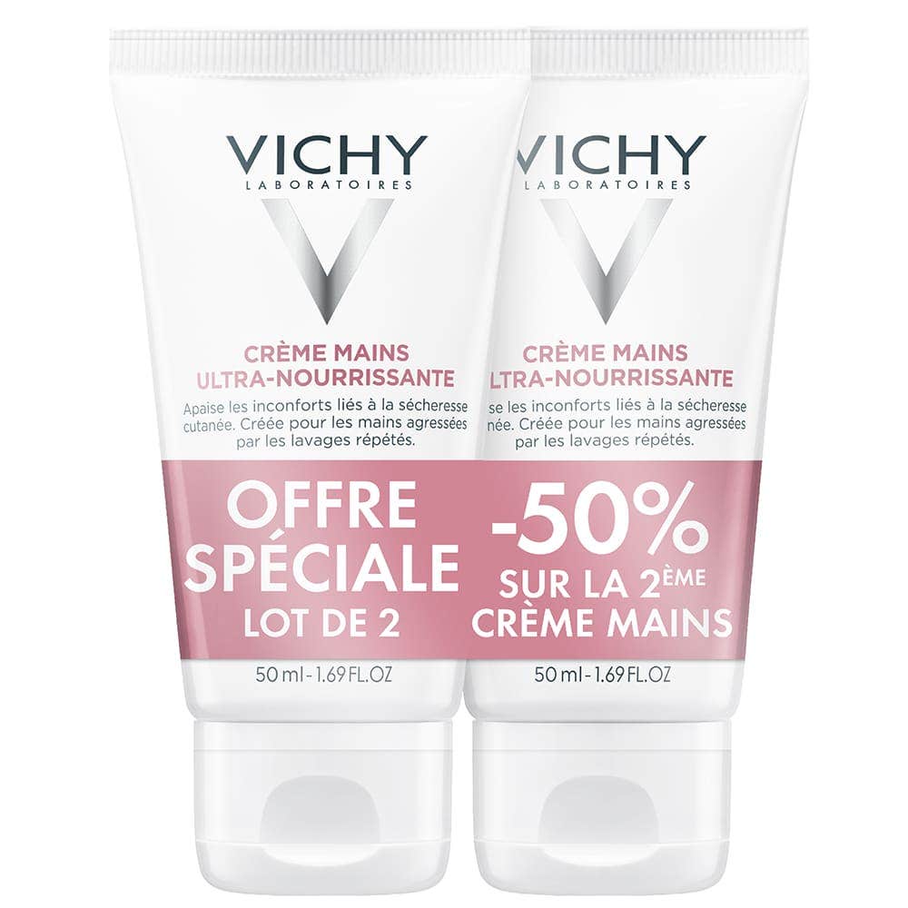 Vichy Ultra-nourishing hand cream 2x50ml