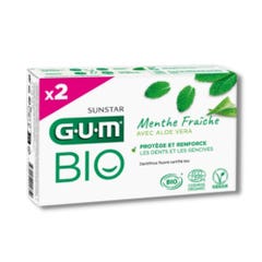 Gum Fresh Mint Organic Daily use Protection Toothpaste 2x75ml