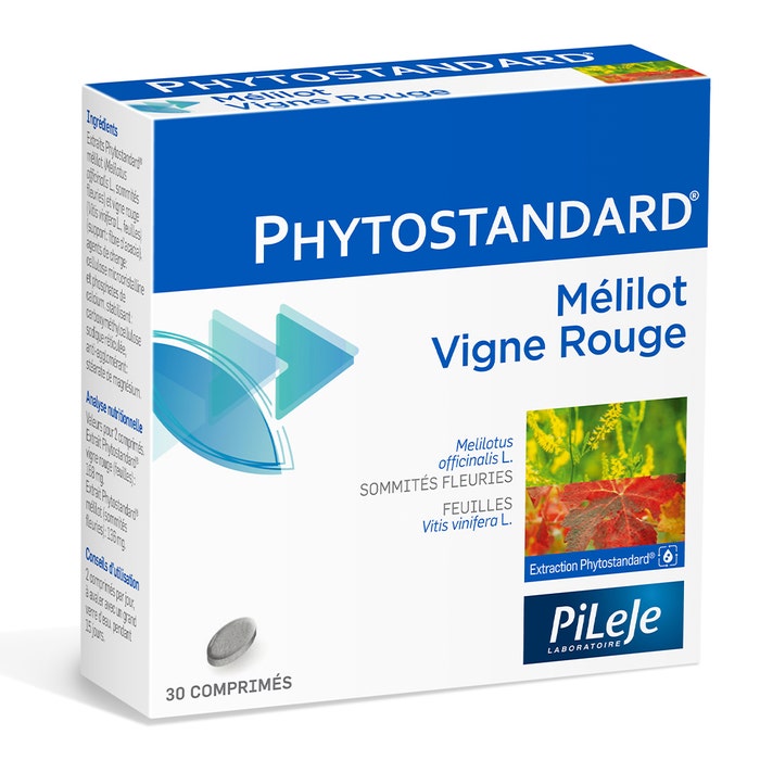 Pileje Phytostandard Phytostandard Sweet Clover & Red Vine X 30 Tablets