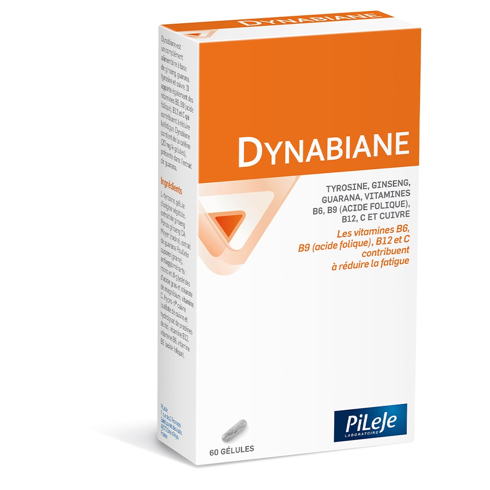 Pileje Dynabiane Vitamins B6, B9, B12, C and Copper 60 tablets
