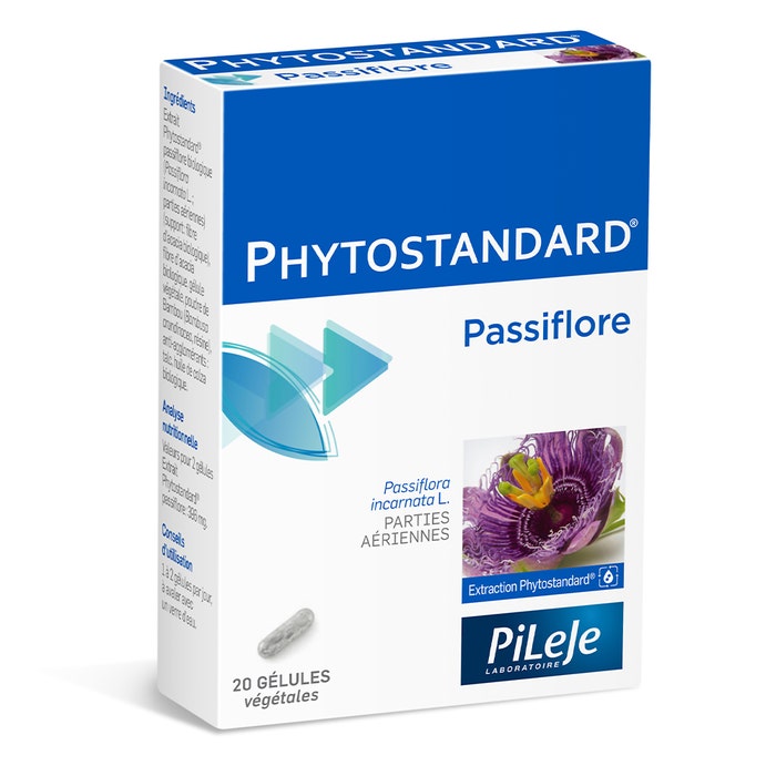 Phytostandard Passion Flower 20 Caps 20 gélules Phytostandard Pileje