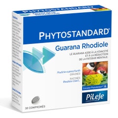 Pileje Phytostandard Phytostandard Guarana And Rhodiola X 30 Tablets 30 comprimés