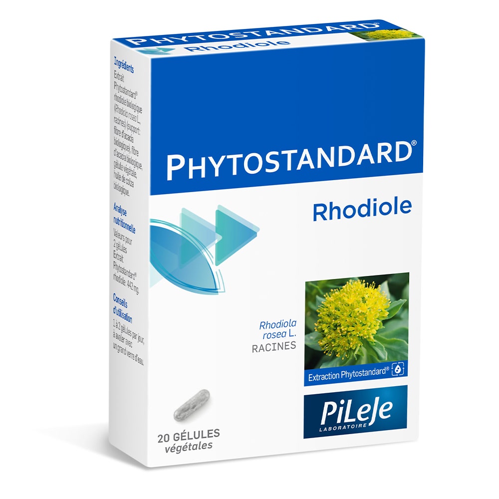 Pileje Phytostandard Rhodiola X 20 Capsules 20 gélules
