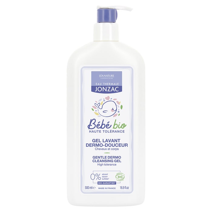 Bebe Soft Cleansing Gel Hair And Body 500ml Eau thermale Jonzac