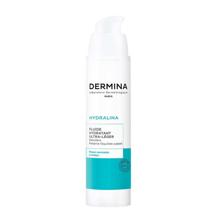 Ultra Light Hydrating Fluid Combination Skin 50ml Hydralina Dermina