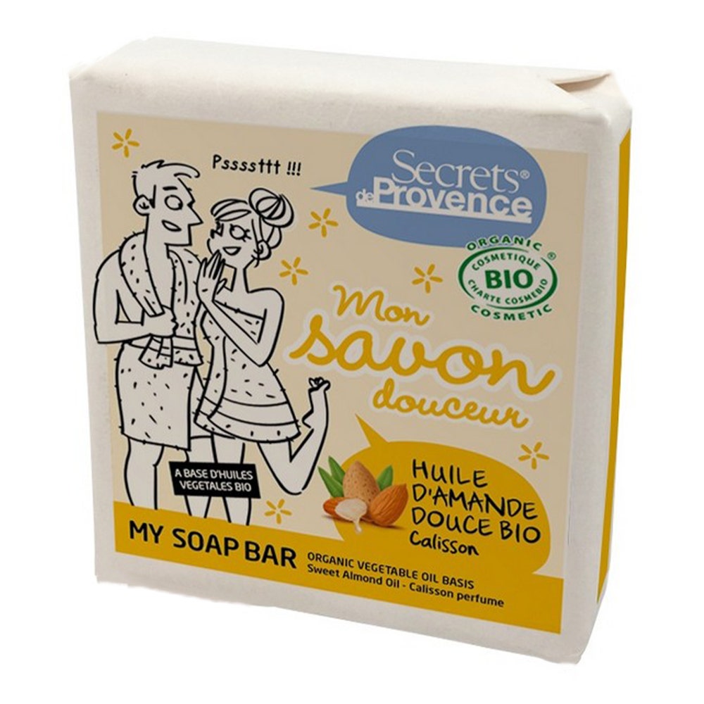 Secrets de Provence Sweet almond oil soap with Calisson fragrance 100 g