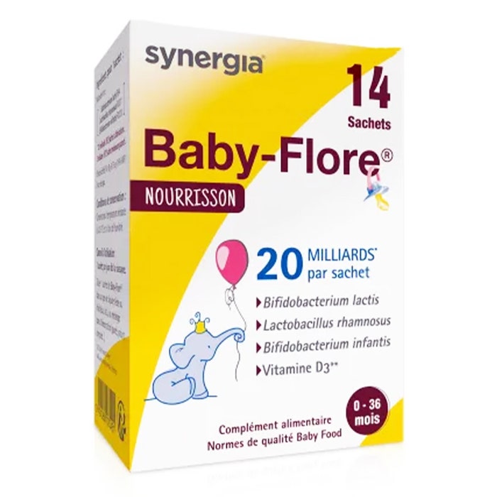 Baby Flora X 14 Sachets 14 Sachets de 1g Synergia