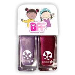 Suncoat Girl Besties nail varnish duo violet + dark violet 2 x5 ml