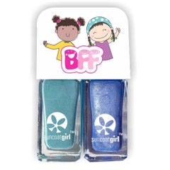 Suncoat Girl Duo of twinnies varnishes blue + turquoise 2 x 5 ml