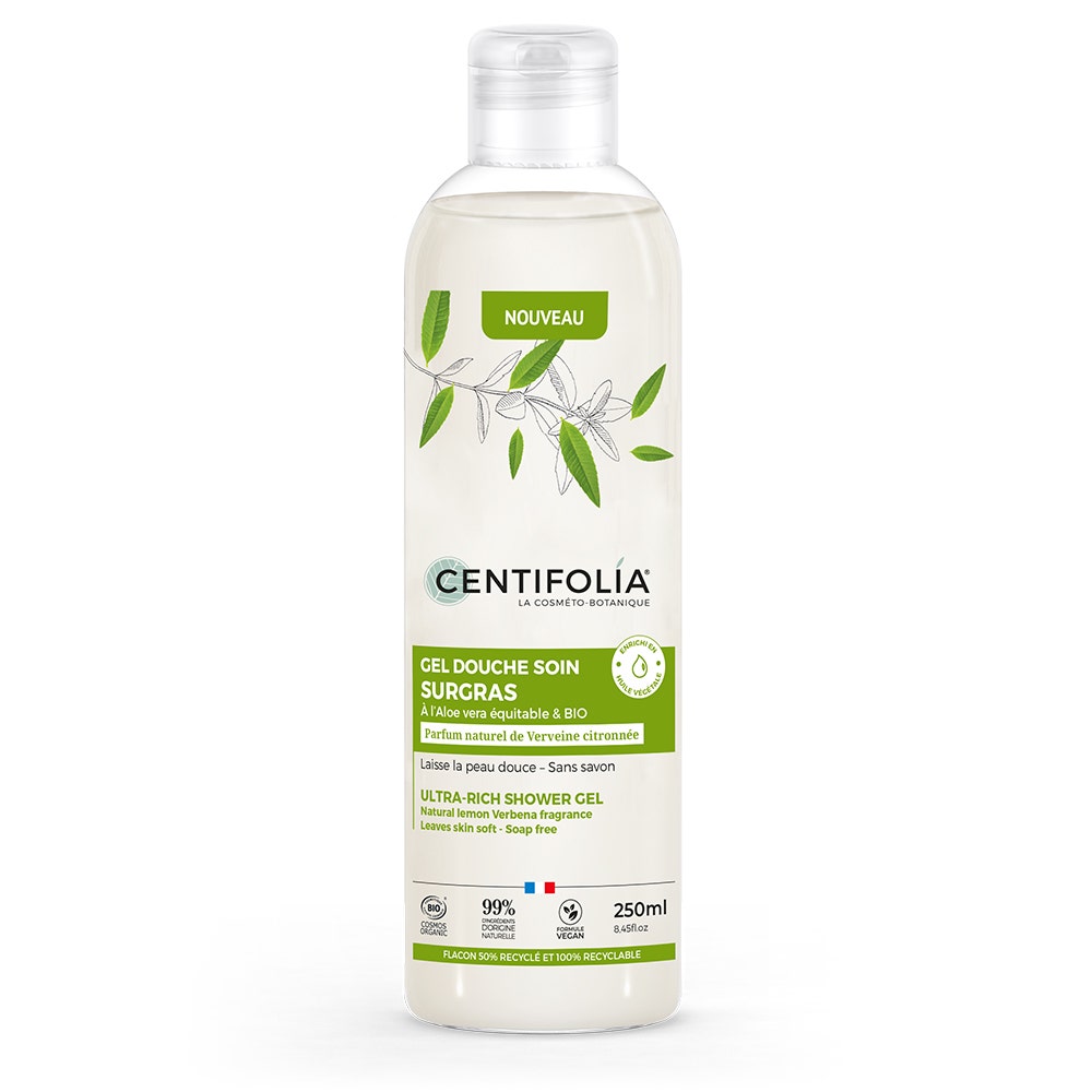 Centifolia Superfatted Shower Gel with Lemon Verbena Perfume 250ml