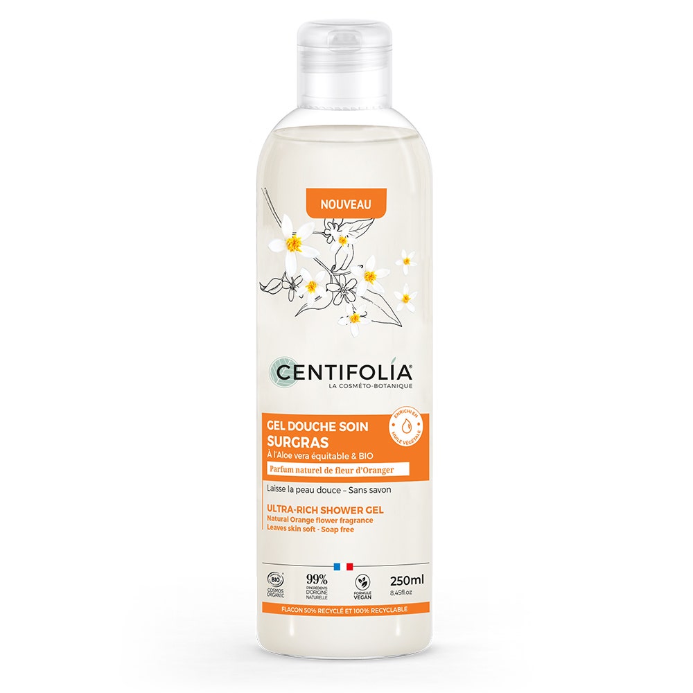 Centifolia orange blossom-scented superfatted shower gel 250ml