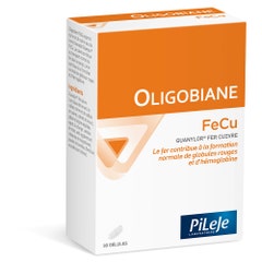 Pileje Oligobiane Oligobiane FeCu 30 capsules