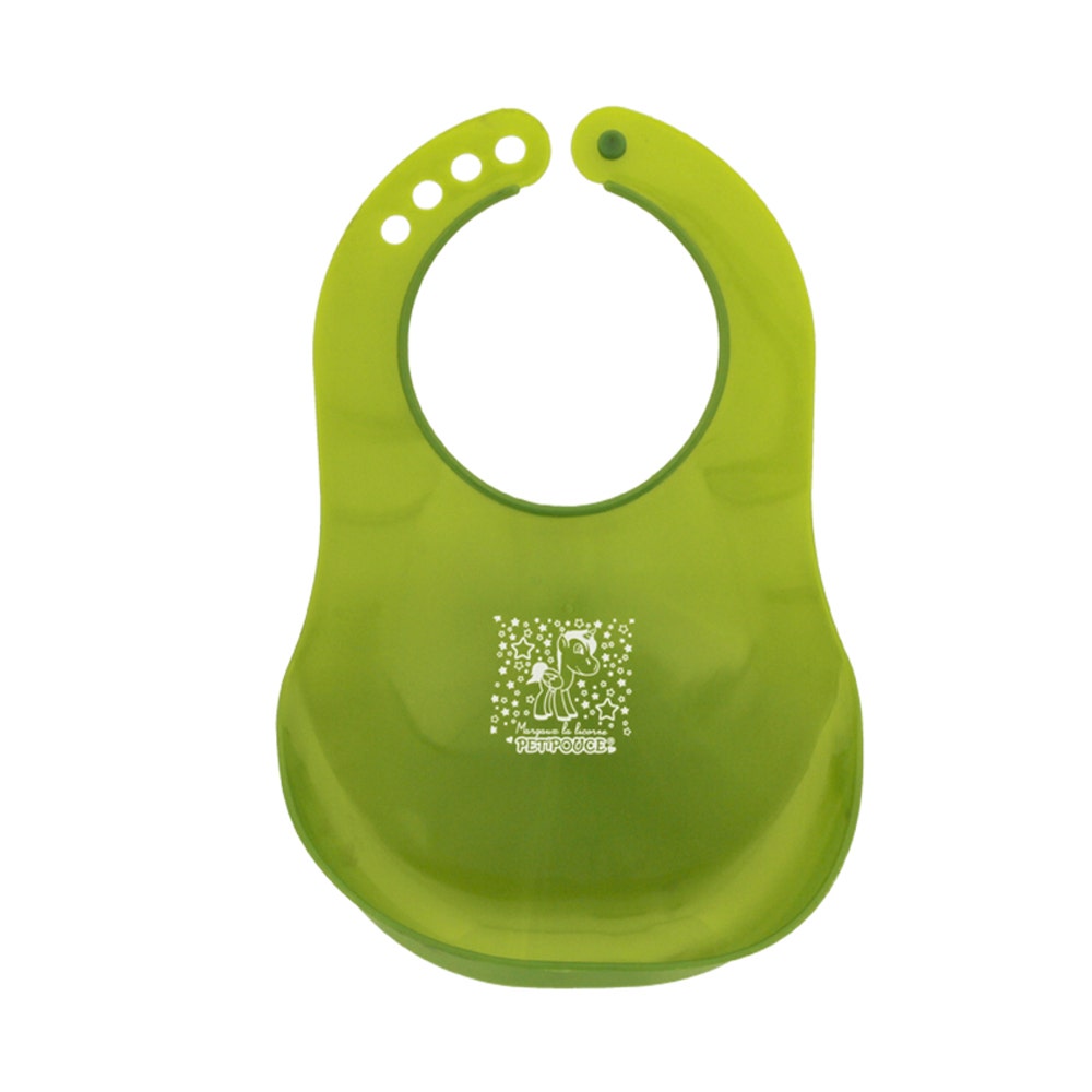 Petipouce Decorated semi-rigid bib With recovery unit
