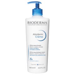 Bioderma Atoderm Nourishing Cream Normal To Dry Sensitive Skin 500ml