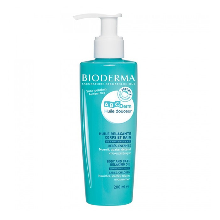 Bioderma Abcderm Body And Bath Relaxing Oil Huile lavante douce 200ml