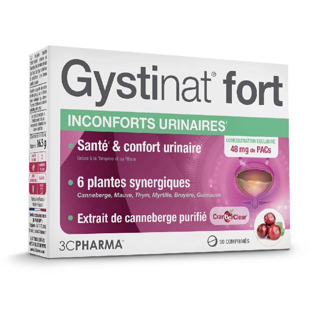3C Pharma Gystinat Strong tablets x30 tablets