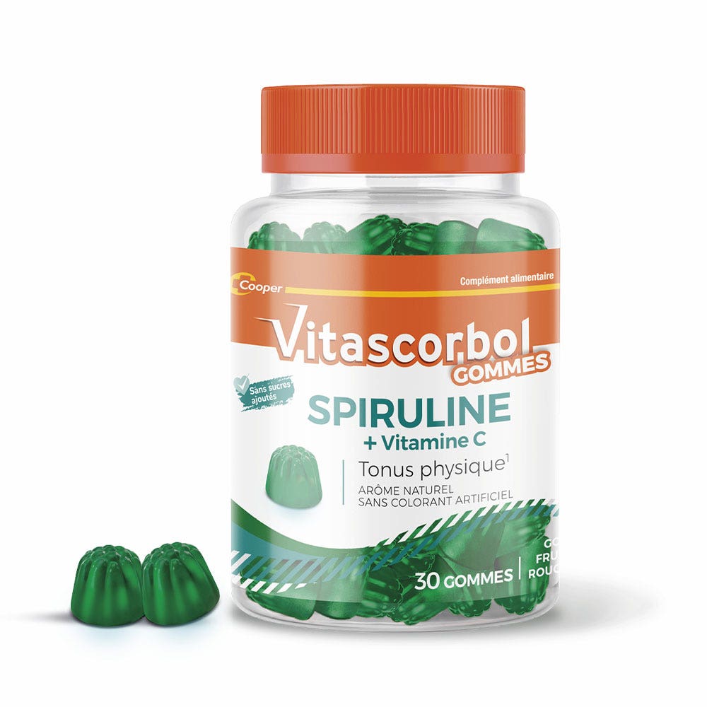 Vitascorbol Spirulina + Vitamin C x30 Gum - Easypara