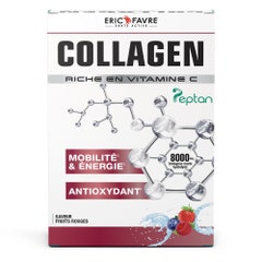 Eric Favre Collagen Peptan Red Fruit Flavour Mobility, Energy, Antioxidant 8 sticks