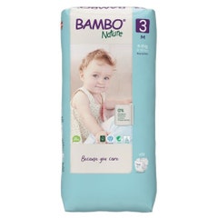 Bambo Nature Nappies M Size 3 4 to 8 kg x52