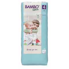 Bambo Nature Nappies L Size 4 7 to 14 kg x48
