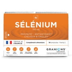Granions Oligo Selenium 200µg Hair, Nails, Immunity 30 Ampulas