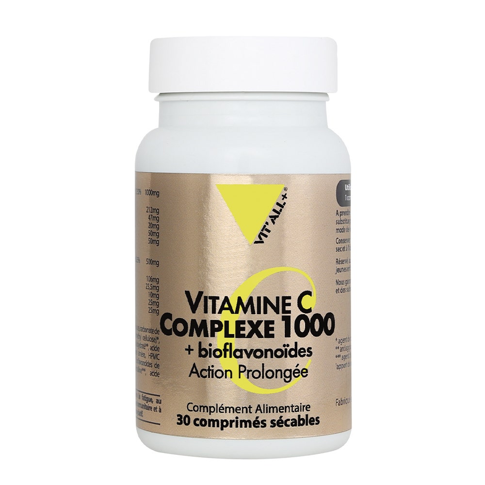 Vit'All+ Vitamin C 1000 + Bioflavonoids 30 Breakable Tablets