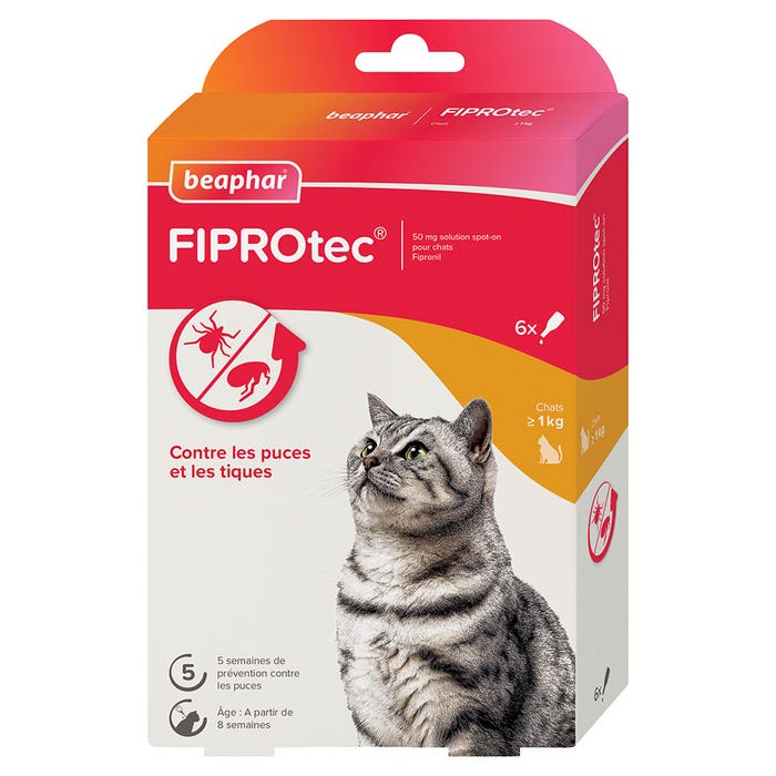 Fiprotec Cat Pest Control Pipettes Plus 1kg Beaphar