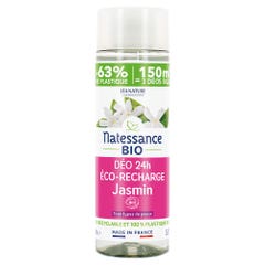 Natessance Eco Refill Deodorants 24h Jasmin Bioes All skin types 150ml