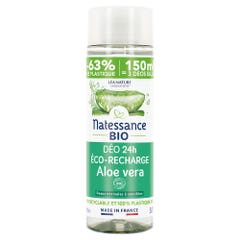 Natessance Eco refill Aloe Vera 24h Deodorant sensitive skin 150ml