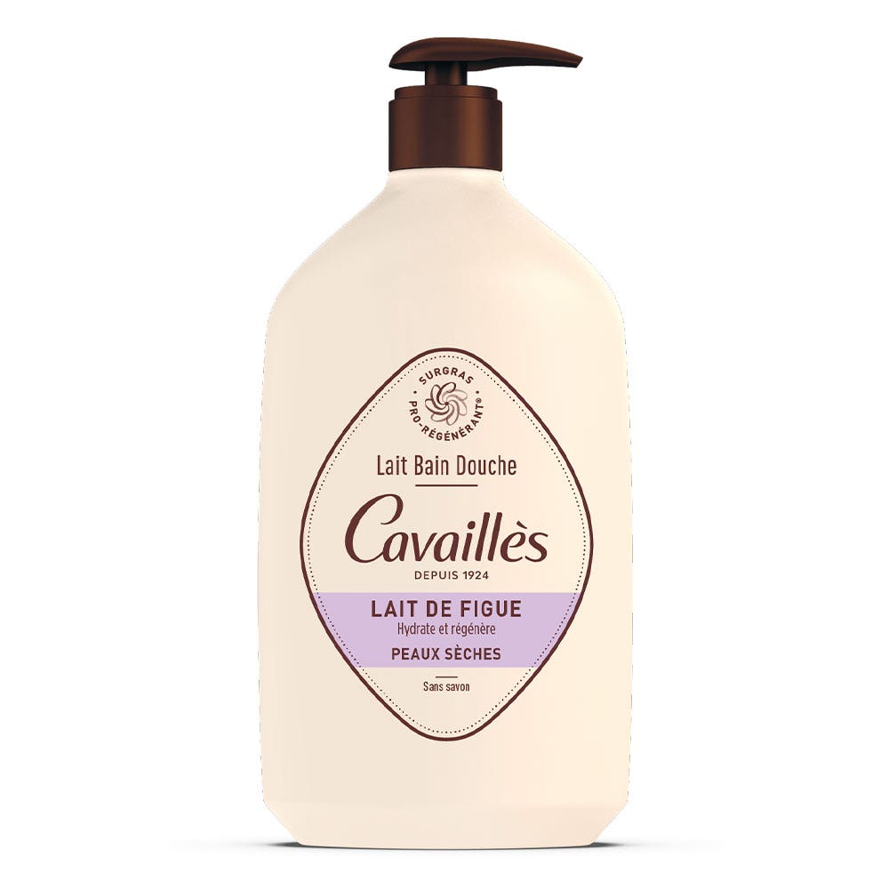 Cavaillès Bath &amp; Shower bath Fig milk Dry Skin 1L