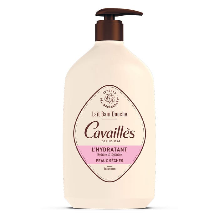Rogé Cavaillès Hydrating Bath & Shower Milk Dry Skin 1L
